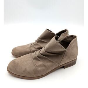 Dr. Scholl's Rae Zip Ankle Booties Women's Mocha Taupe Size US6.5M EU36.5